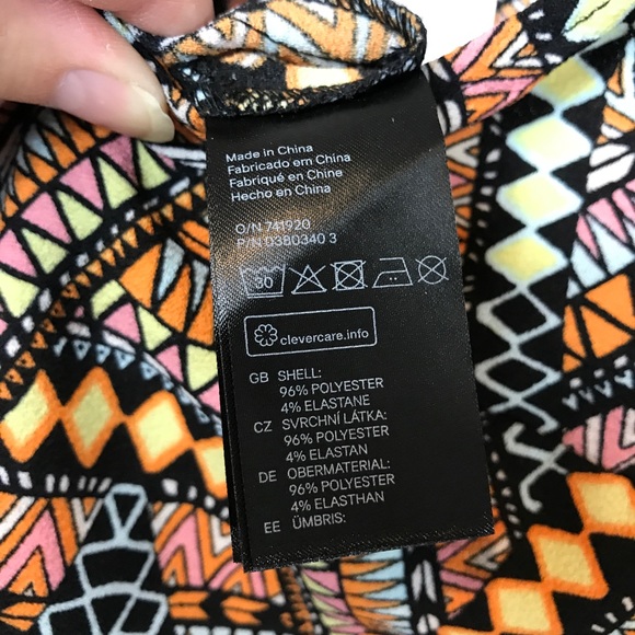 Divided (H&M) Tribal Print Romper sz. 4 - Picture 4 of 4